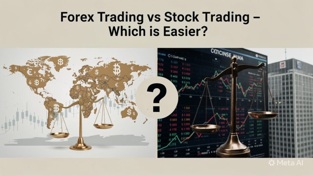 Forex Trading vs Stock Trading – Which is Easier?